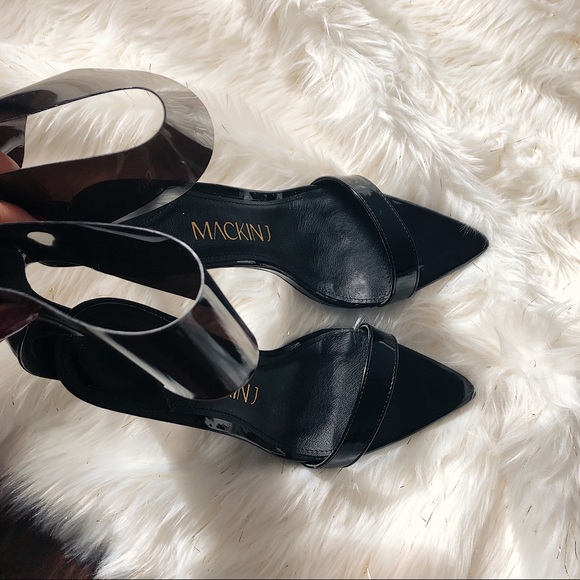 Black Pointy Stiletto Heels - Picture 5 of 8